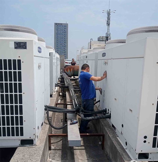 汉阳中央空调制热和不制冷系统维修方法